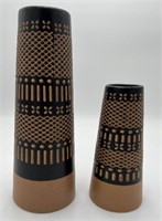 TERESAS COLLECTIONS 2  Brown/Black Vases