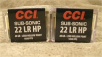 2 boxes-Sub Sonic 22 LR HP