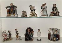 10 Norman Rockwell Collectable Figurines
