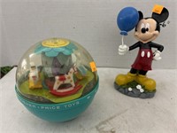 Mickey Mouse & Fisher Price Toys