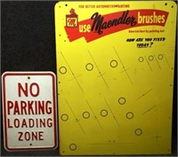 Automotive Paint & No Parking Loading Zone Signs