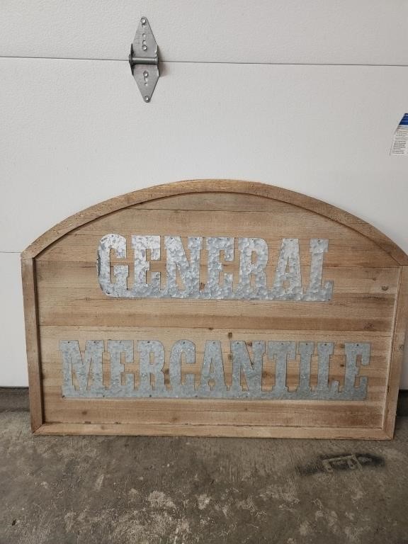 35"x45" General Mercantile Sign