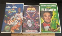 (3)VHS MOVIES W/CASES-ASSORTED