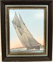 NICE MACASKILL TINTED 1921 BLUENOSE PHOTOGRAPH