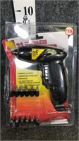 cordless screwdriver with attachments