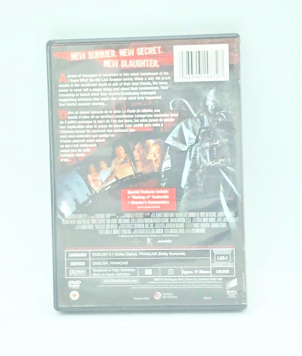 What you did Last Summer DVD previously viewed