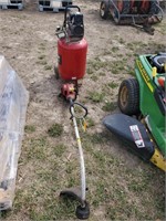 Weed eater and air compressor