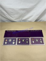 1987, 1988, 1989, mint proof that United States