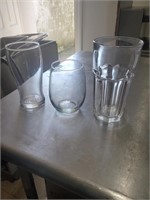 LOT ASSORTED WATER / SODA GLASSES