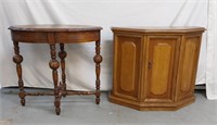 HALL TABLE AND ACCENT TABLE