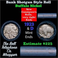 Buffalo Nickel Shotgun Roll in Old Bank Style 'Bel