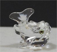 SWAROVSKI SILVER CRYSTAL FIGURE, BABY CARP