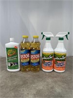 Assortment of Household Cleaning Products