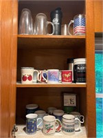 Kitchen cabinet mug lot