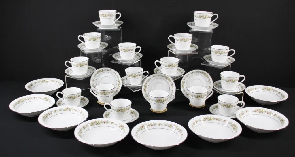 40 pc Nitto Ware by Noritake "Diane" China Set