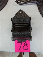 Cast Iron Match Safe