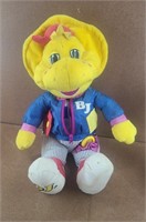 Vintage BJ Barney Talk 'n Dress Plush Toy