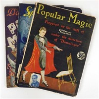 (3) Magic Magazines - Vintage