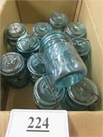 13 Ball Ideal Pint Canning Jars w/ Lids