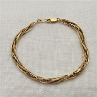 14K Gold Galaxy Bracelet