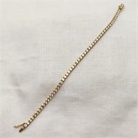 10K Gold Tennis Bracelet w/ CZ's