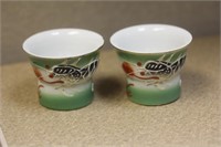 Japanese dragon saki cups