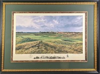 Framed Linda Hartough LE Litho St George Golf Club