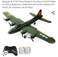 Epipgale B-17 RC Plane Ready to Fly, Easy to Fly