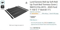A3861 Lund Genesis Roll Up Truck Bed Cover