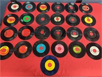 Lot of 25 vintage vinyl 45 records The Beatles