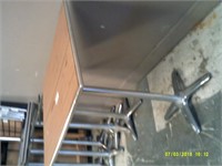 Aluminum Patio Bar Height Table