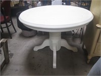 Solid White Round Table