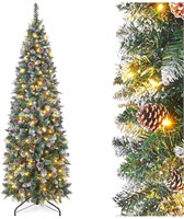 $100 Homde Pencil Christmas Tree 6 Foot Pre-Lit