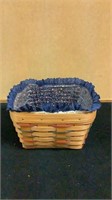 LONGABERGER BREAD BASKET w/Clear Plastic Liner