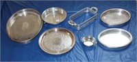 SILVERPLATE SERVING PIECES - TRAYS