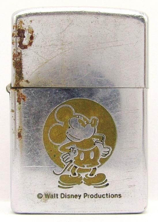 Vintage Walt Disney Productions brass gold plated Mickey Mouse