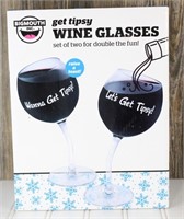 Get Tipsy Wine Glass Set