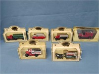 Lot Of 6 Small Cars In Original Boxes