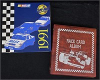 2 lg Albums of Vintage Nascar Collector Card