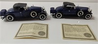 2 1931 Cadillac V16 Roadsters w/ Top Up