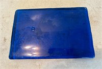 Vintage Glass Cobalt Blue Slab