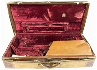 Vintage Alto Sax & Flute Hard Case W/ Canvas Cover