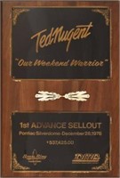 Ted Nugent Pontiac Silverdome 1st Advance Sellout