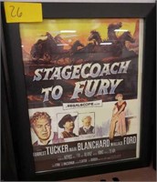 STAGE COACH TO FURRY PRINT
