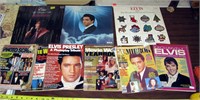 Assorted Elvis Records & Magazines