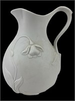 MMA Museum Modern Art Porcelain White Pitcher