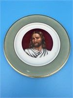 Jesus Plate Wall Décor - Vintage Classic Green