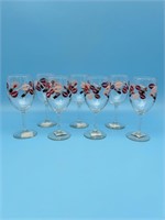 Set Of 7 Wine Glasses
