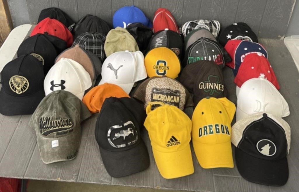 Large Lot Of Various Hats