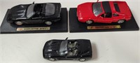 3 Assorted Diecast Cars